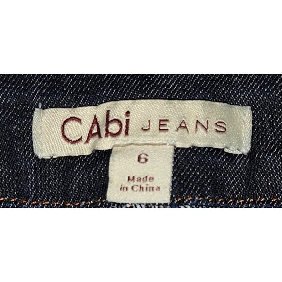 Cabi Womens Dark Wash Bootcut Jeans Size 6 - Picture 3 of 6